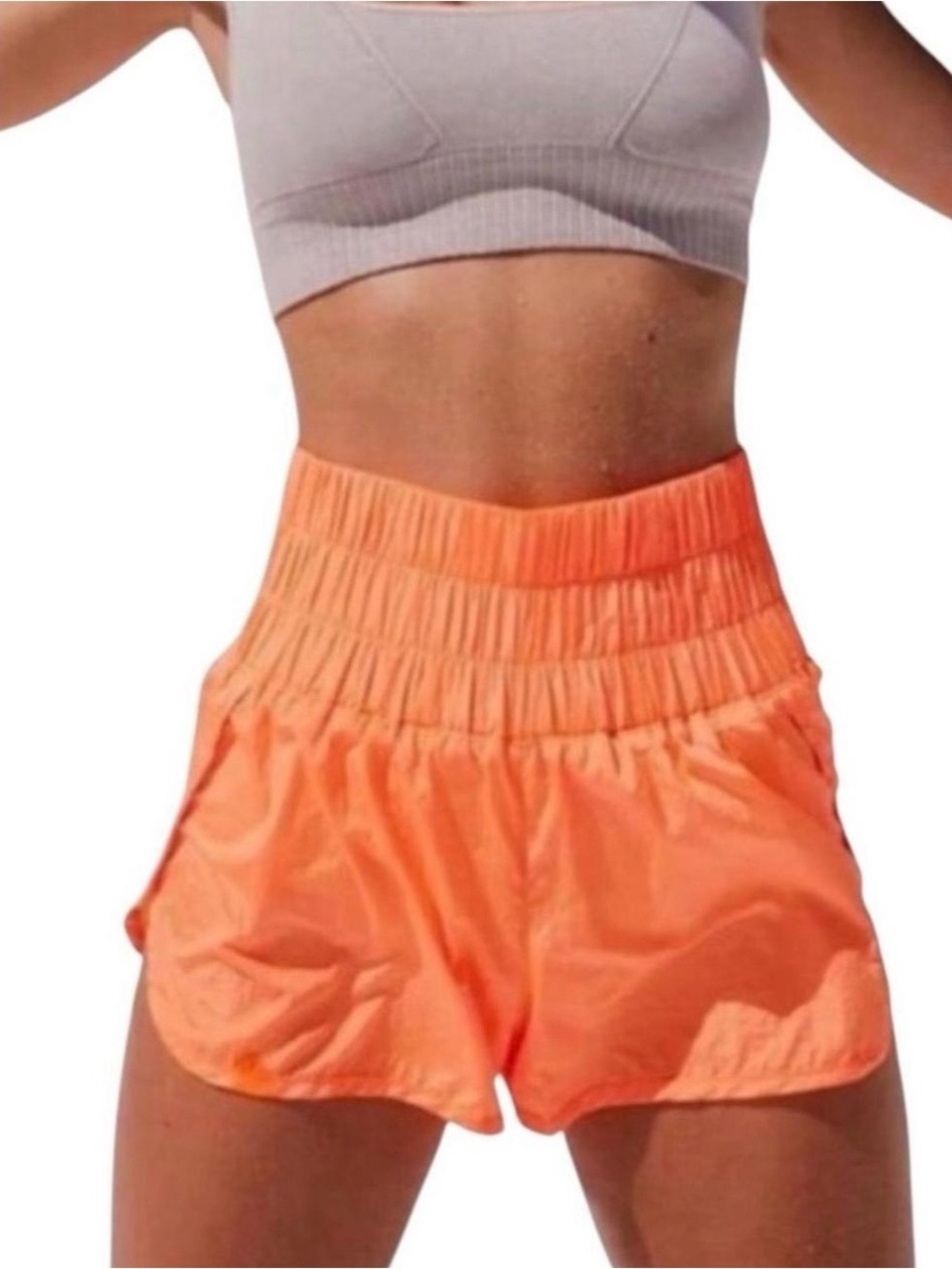 Free People Movement: Way Home Short - XS Light Orange/Peach